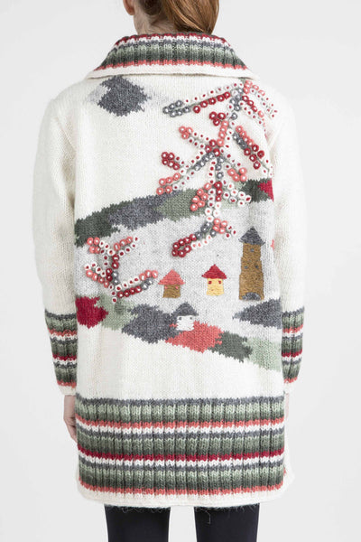 "Magic Forest" Nature Motif Sweater - 4116
