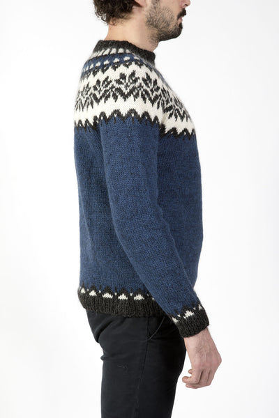Winter Sweater with "Lopi" Motif - Afmaeli