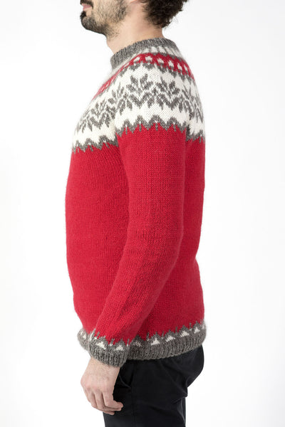 Winter Sweater with "Lopi" Motif - Afmaeli