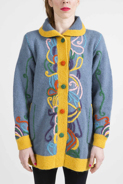 Abstract Motif Sweater - 6193