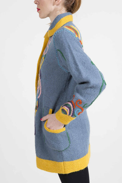 Abstract Motif Sweater - 6193