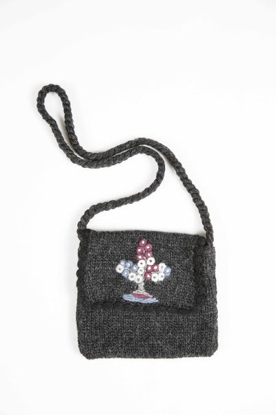 Shoulder Bag with Nature Motif - 4729