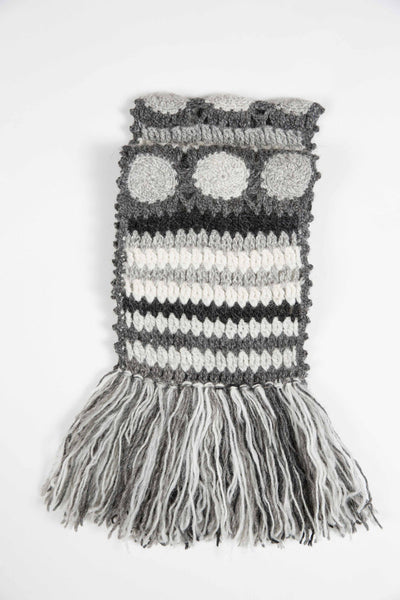 Patchwork Style Fringe Scarf 621-3